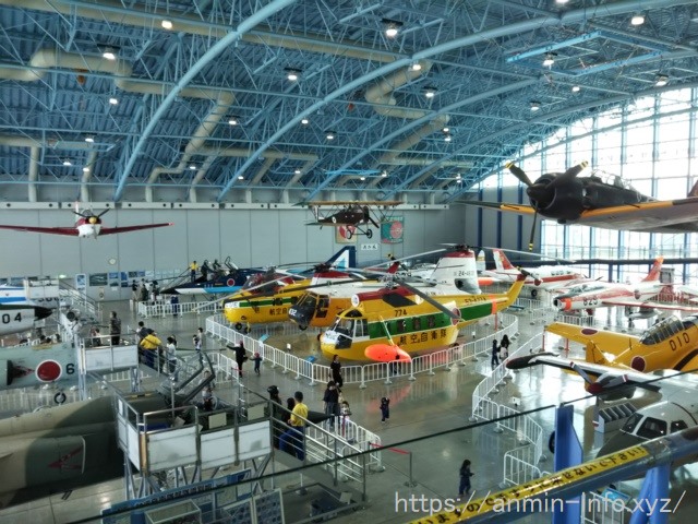 浜松のエアパークの展示機の写真