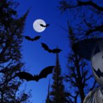 ハロウィン　コウモリ切り絵の作り方　型紙を使えば簡単に作れます！