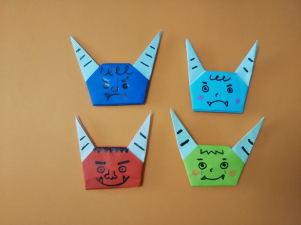 節分の折り紙の折り方 手作りで簡単にかわいい飾りを作る方法