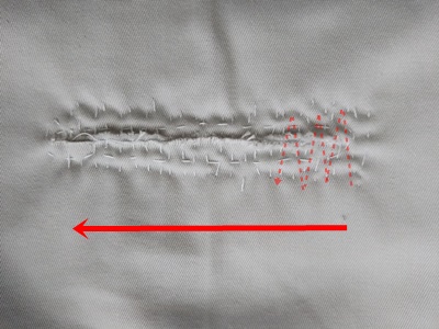 作業着が破れた時の縫い方 手縫いで簡単に直す方法